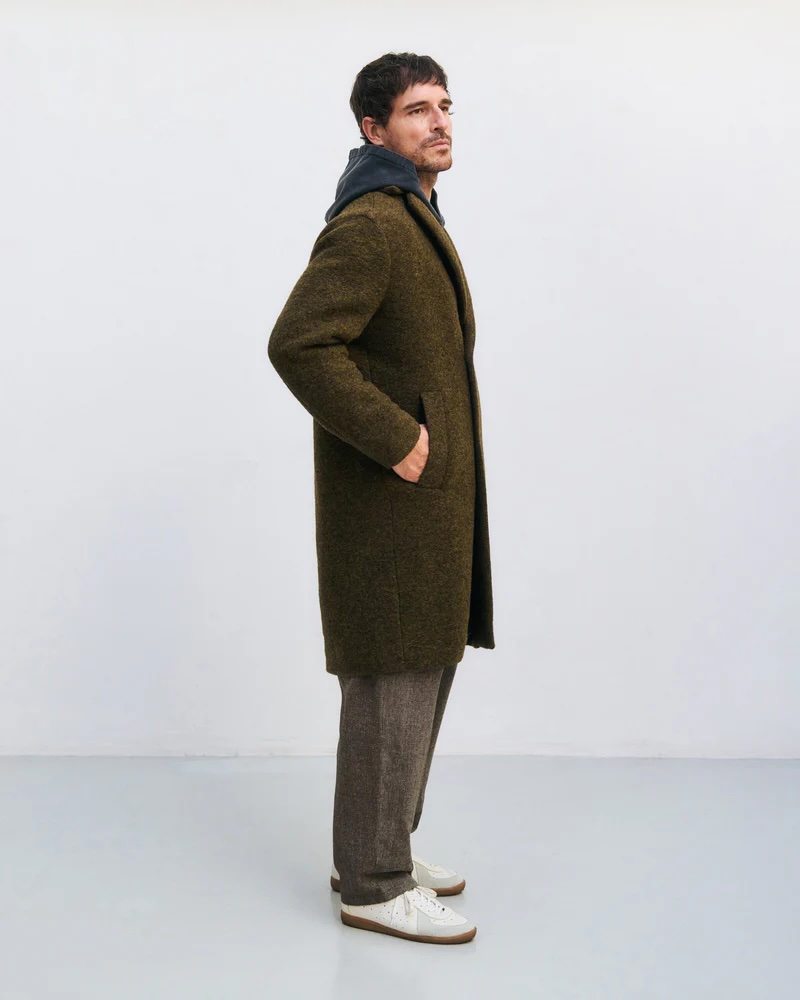 Rotholz Kápa Formal Coat Forest Green