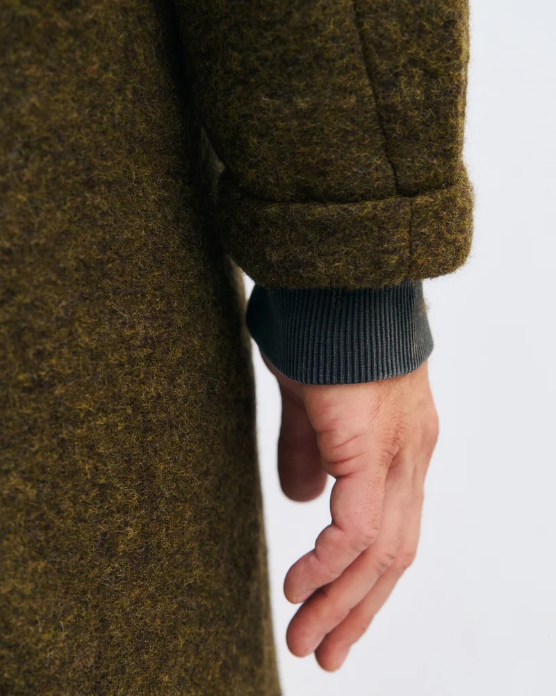 Rotholz Kápa Formal Coat Forest Green