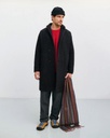 Rotholz Kápa Formal Coat Soft Black