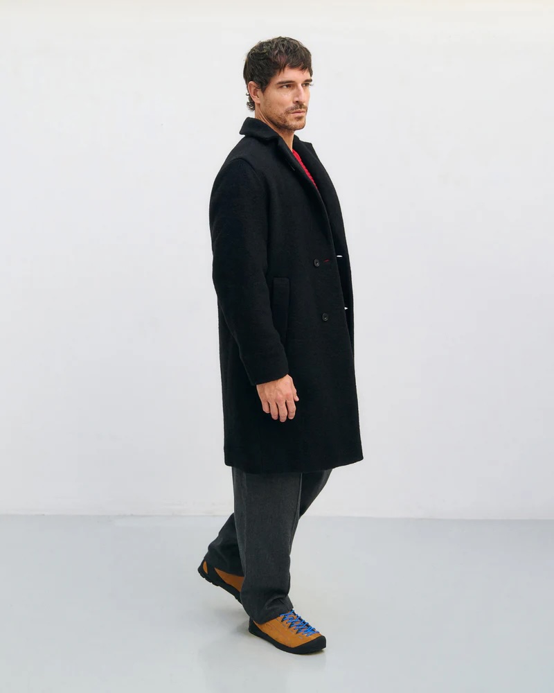 Rotholz Kápa Formal Coat Soft Black