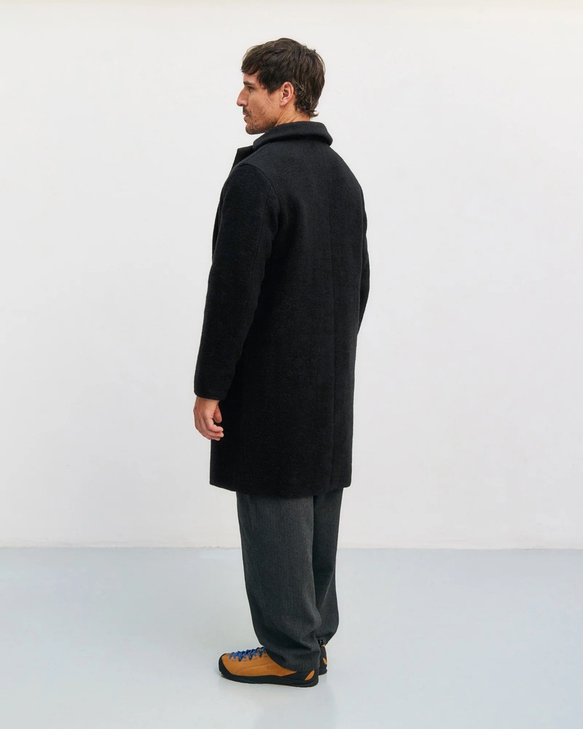 Rotholz Kápa Formal Coat Soft Black