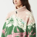 Picture peysa Nyss Zip Fleece A Cloudy Landscape