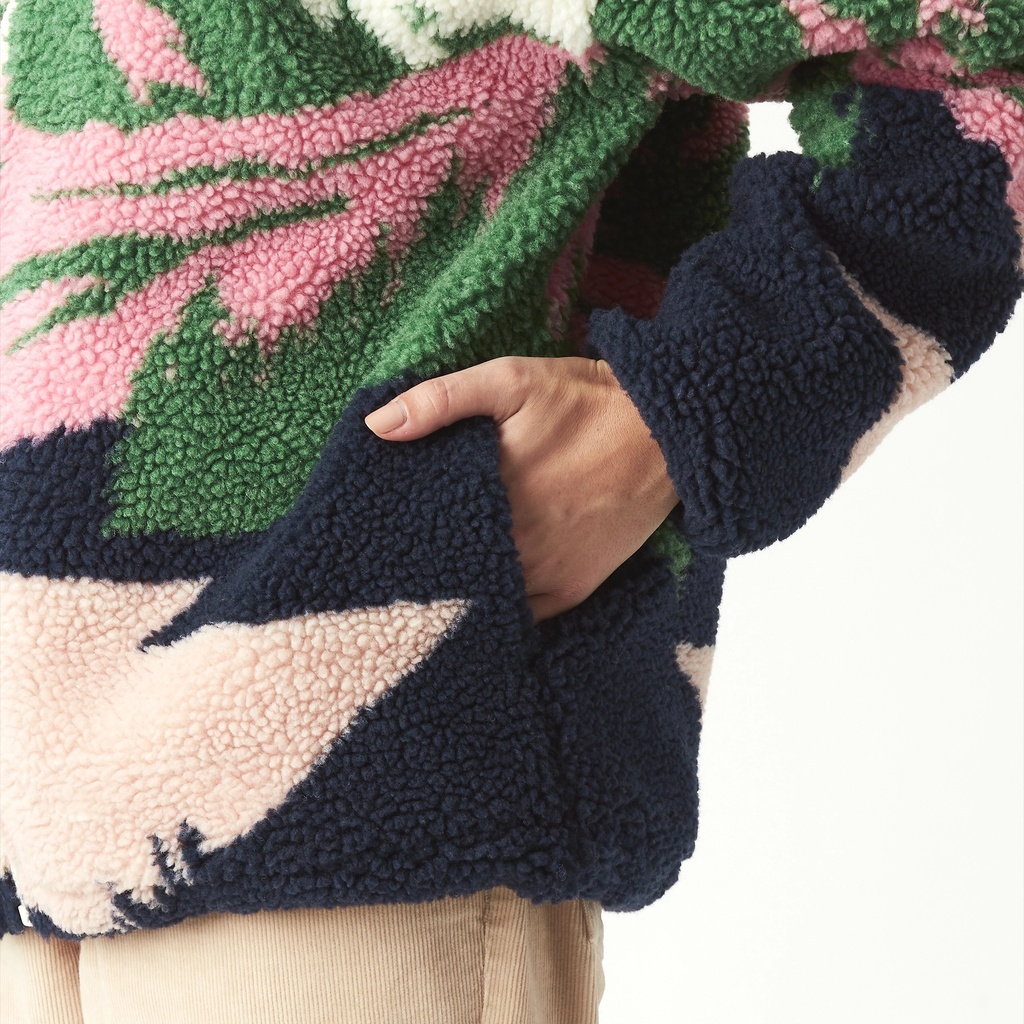Picture peysa Nyss Zip Fleece A Cloudy Landscape