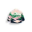 Picture peysa Nyss Zip Fleece A Cloudy Landscape
