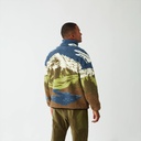 Picture peysa Hafdals Zip Fleece Cloudy Landscape Sherpa