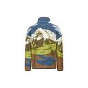 Picture peysa Hafdals Zip Fleece Cloudy Landscape Sherpa