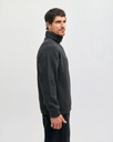 Rotholz Peysa Heavy Knit Troyer Warm Anthracite