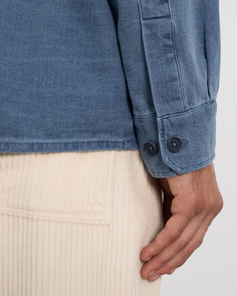 Rotholz Skyrta Denim Casual Shirt Washed Denim