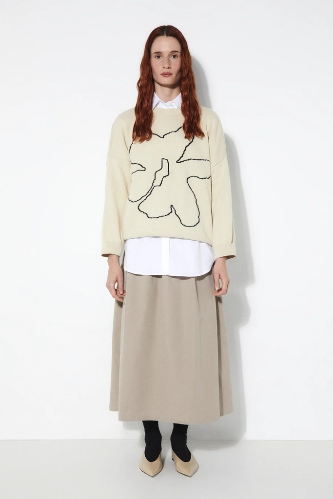 RITA ROW Peysa Betty Sweater Beige