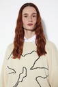 RITA ROW Peysa Betty Sweater Beige