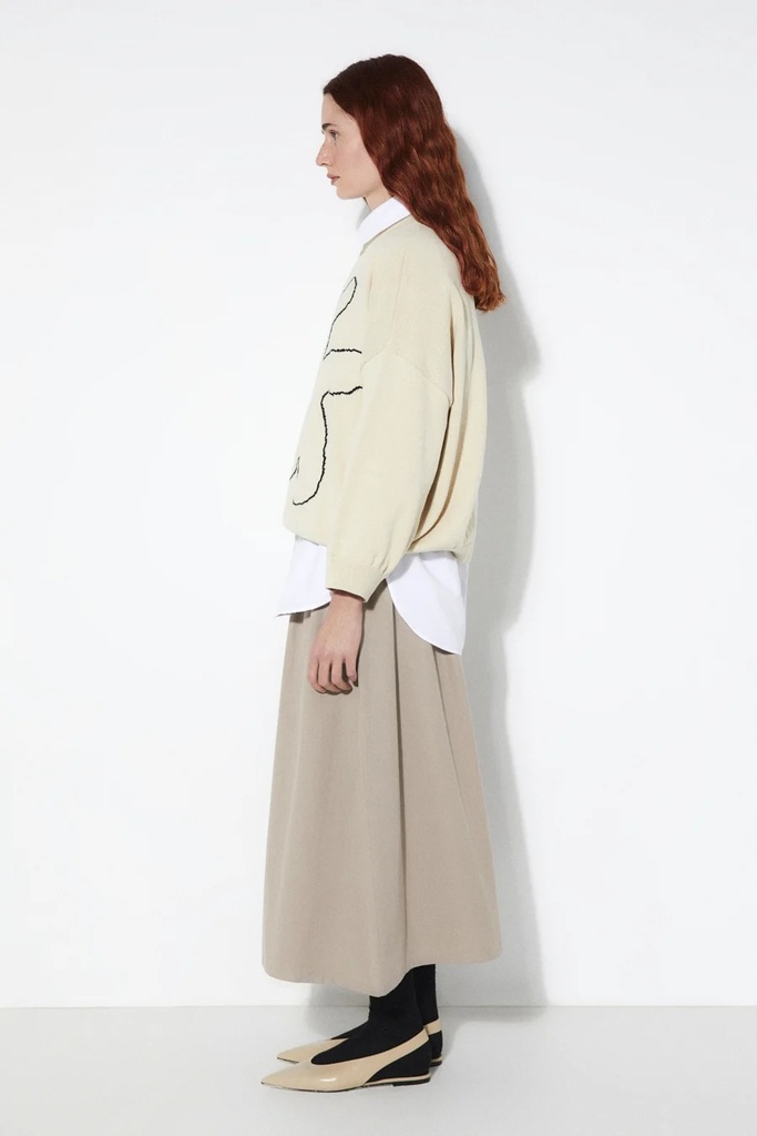 RITA ROW Peysa Betty Sweater Beige