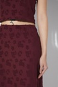 RITA ROW Pils Tove Skirt Burgundy