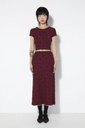 RITA ROW Pils Tove Skirt Burgundy