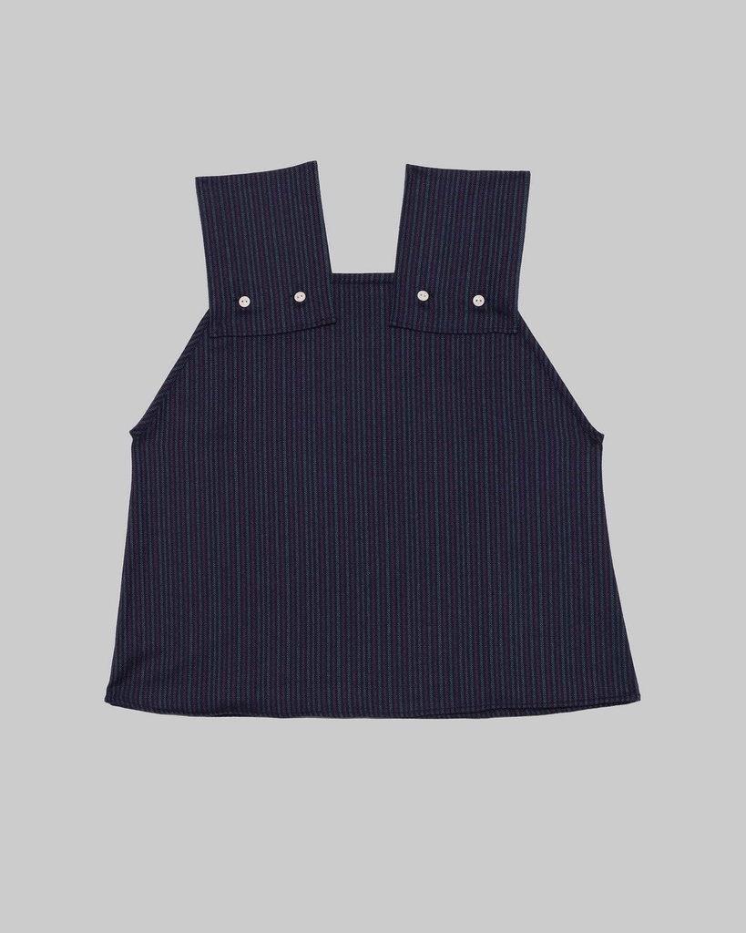 Baserange Toppur Manhattan Top Purple Stripe