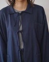 Baserange Skyrta Limber Shirt Purple Stripe