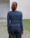 Baserange Bolur Cinder LS Tee Dark Denim
