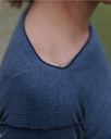 Baserange Bolur Cinder LS Tee Dark Denim