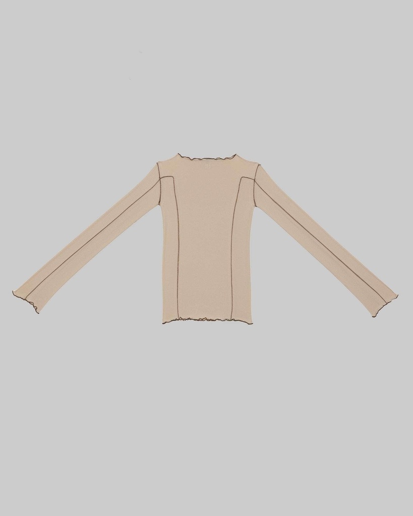 Baserange Bolur Omato LS Tee Tin Beige