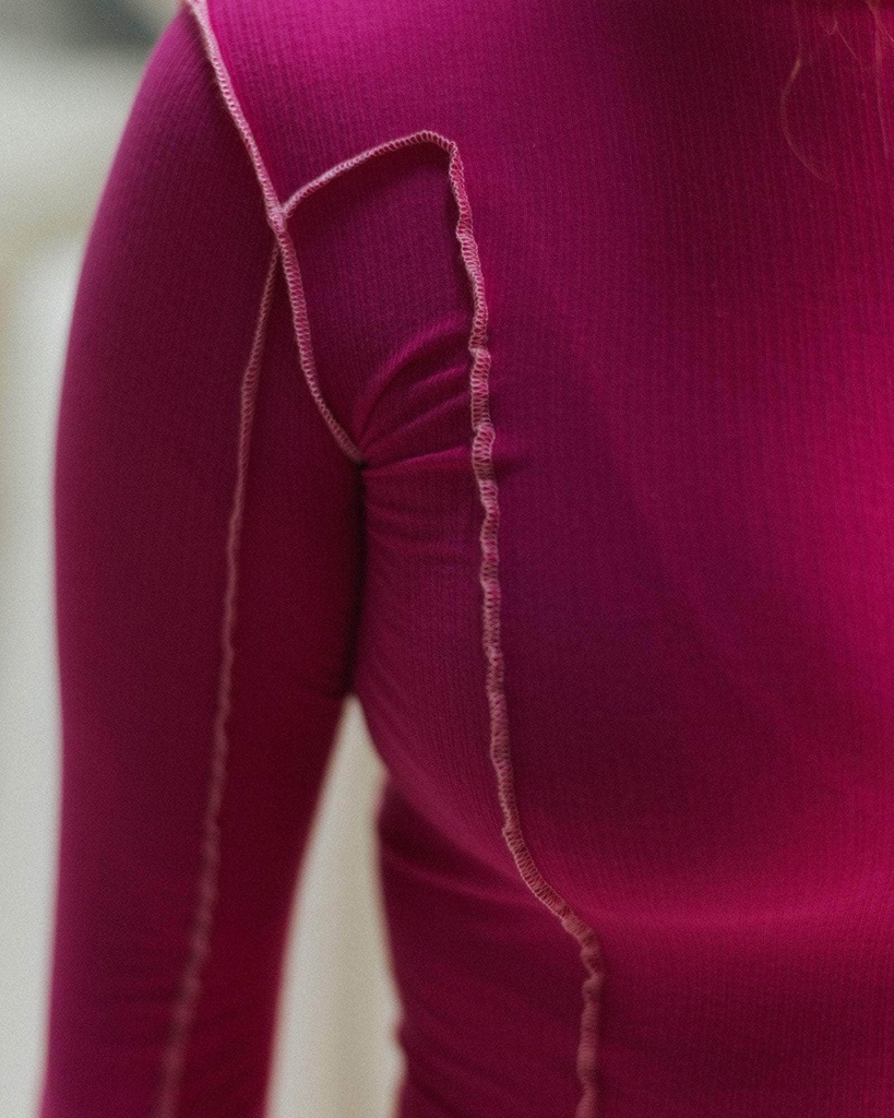 Baserange Bolur Omato LS Tee York Pink