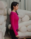 Baserange Bolur Vein LS Tee York Pink