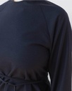Baserange Toppur Long Sleeve Apron Top Black