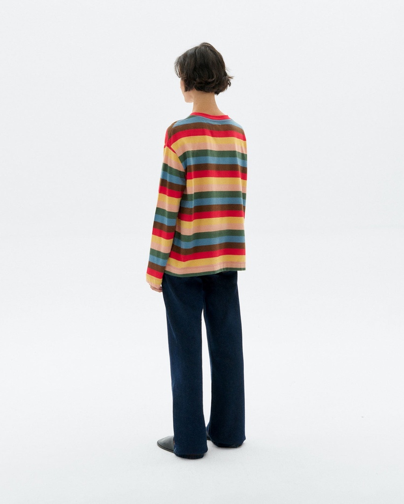Thinking Mu Bolur Emily LS Tee Sunset Stripes