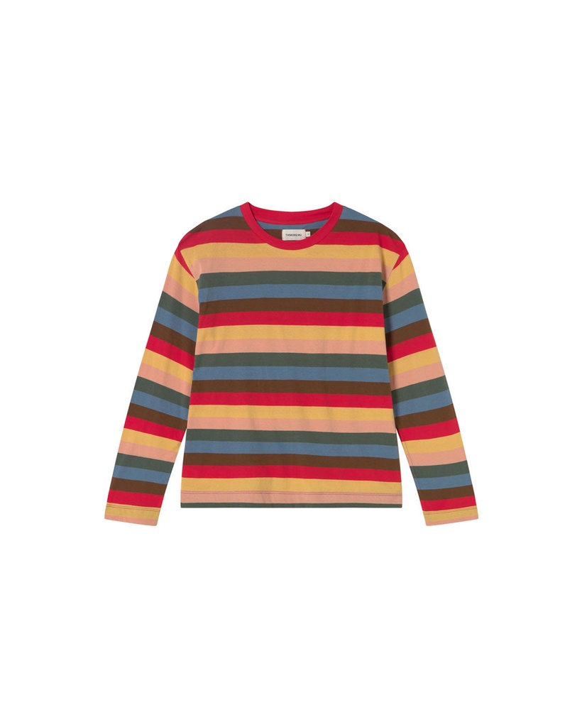 Thinking Mu Bolur Emily LS Tee Sunset Stripes