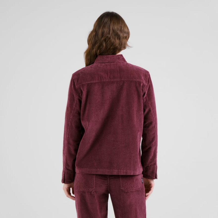 Dedicated jakki Jacket Stiby Cord Fig red