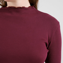 Dedicated kjóll Rib dress Lofta Fig red