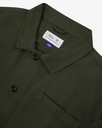 Uskees #3001 Drill buttoned overshirt Vine green
