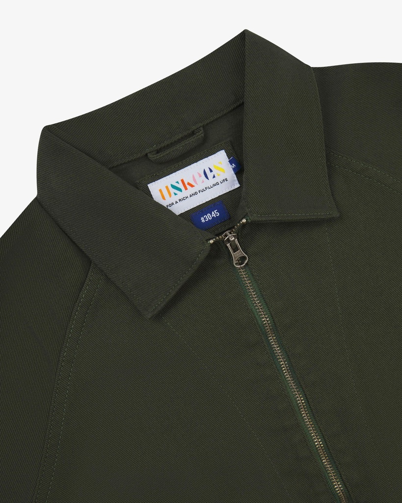 Uskees #3045 Drill field jacket Vine green
