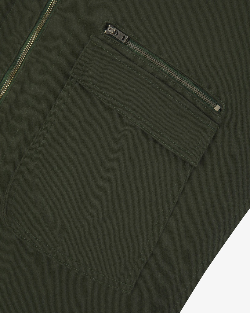 Uskees #3045 Drill field jacket Vine green