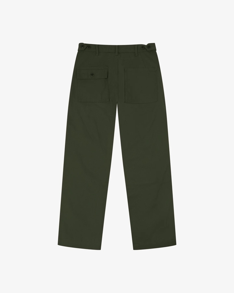 Uskees buxur #5005 Drill workwear pants Vine green