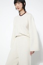 RITA ROW Peysa Bell Sweater Beige
