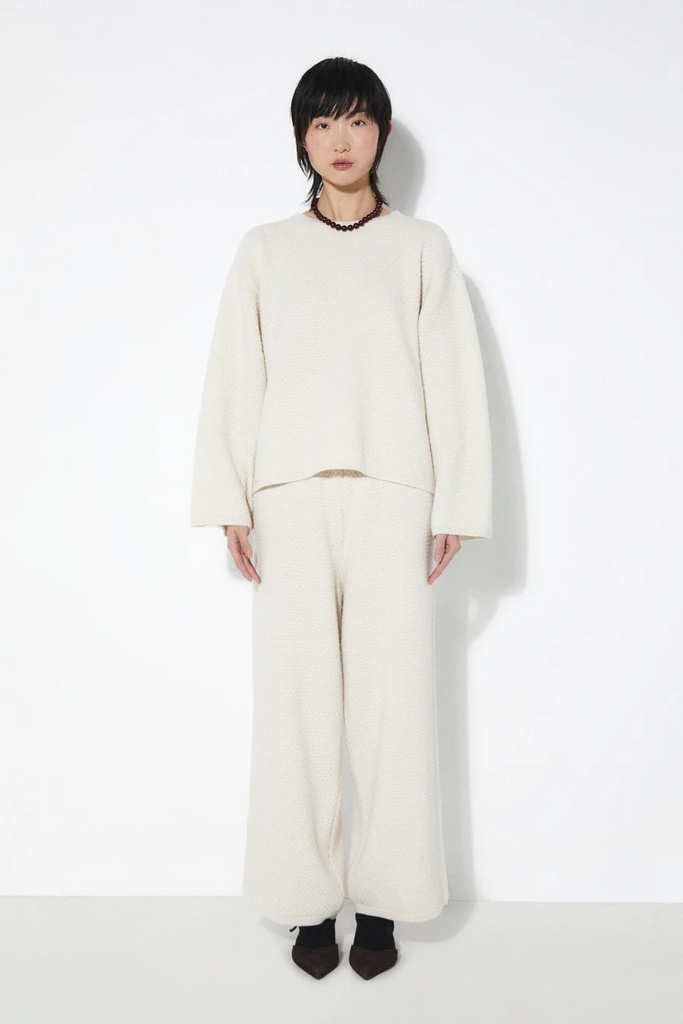 RITA ROW Peysa Bell Sweater Beige