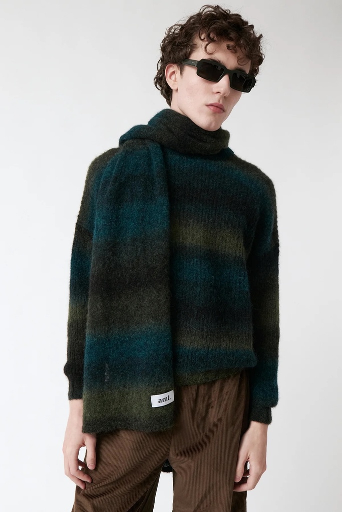 amt. Trefill Jade Scarf Green Gradient