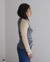 Baserange Bolur Gene Long Sleeve Amber Blue/Beige