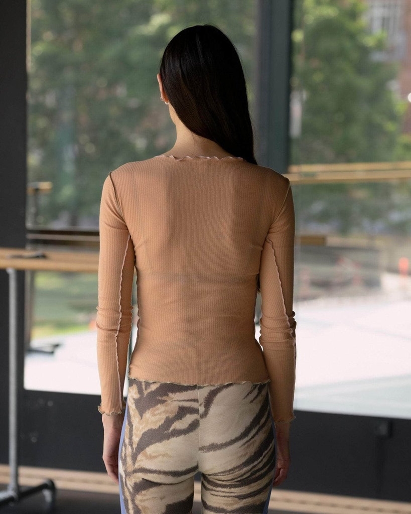 Baserange Bolur Vein Long Sleeve Aural Purple/Green