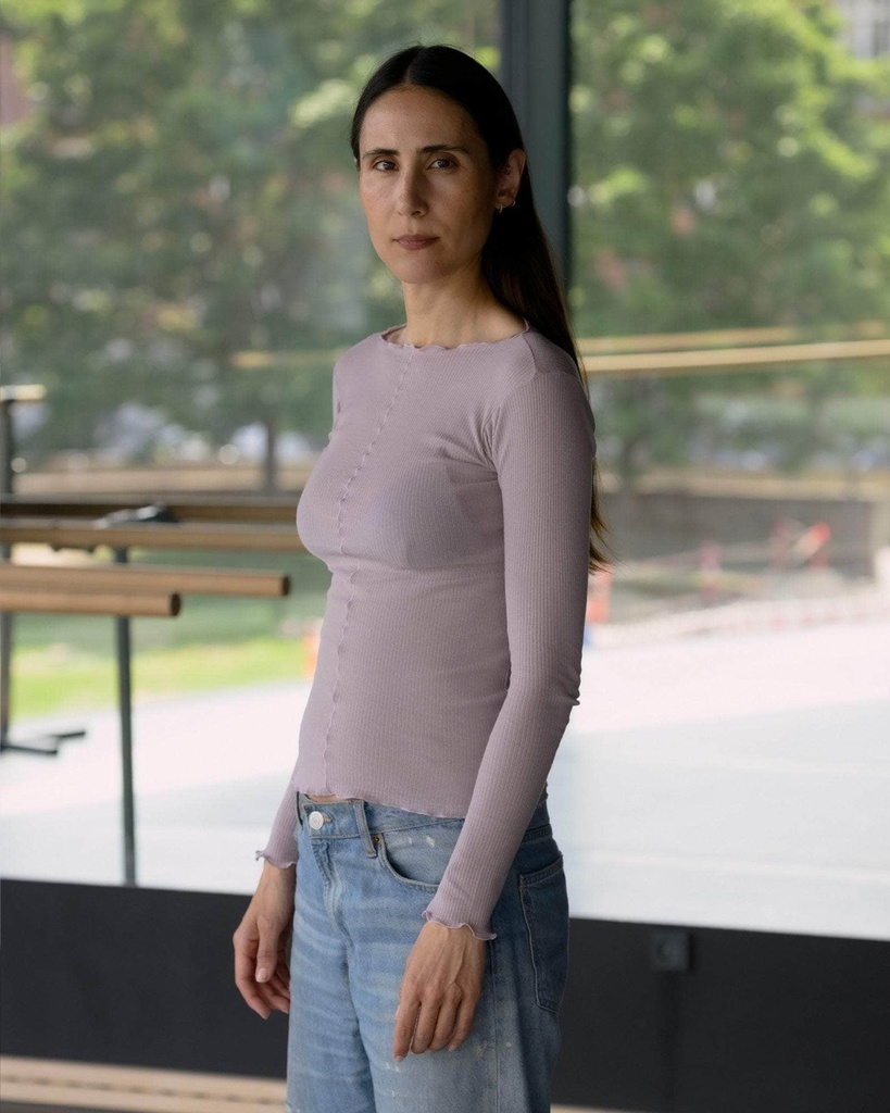 Baserange Bolur Pama Long Sleeve Verbe Purple