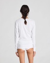 GAI+LISVA Bolur Ida LS Cotton Henley Tee White