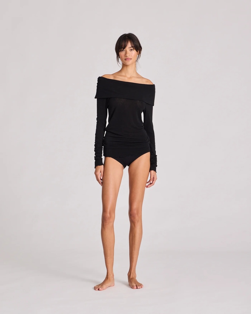 GAI+LISVA Toppur Asha LS Wool Top Black