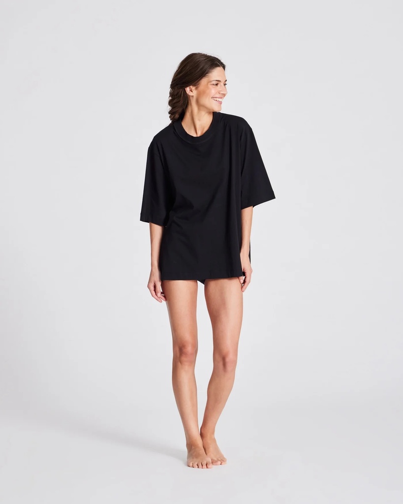 GAI+LISVA Bolur Maya Oversized Cotton Tee Black