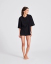 GAI+LISVA Bolur Maya Oversized Cotton Tee Black