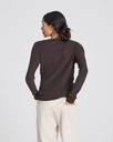 GAI+LISVA Toppur Freja L/S Cotton Rib Top Mulch
