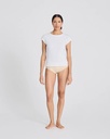 GAI+LISVA Bolur Malou S/S Cotton Rib Tee White