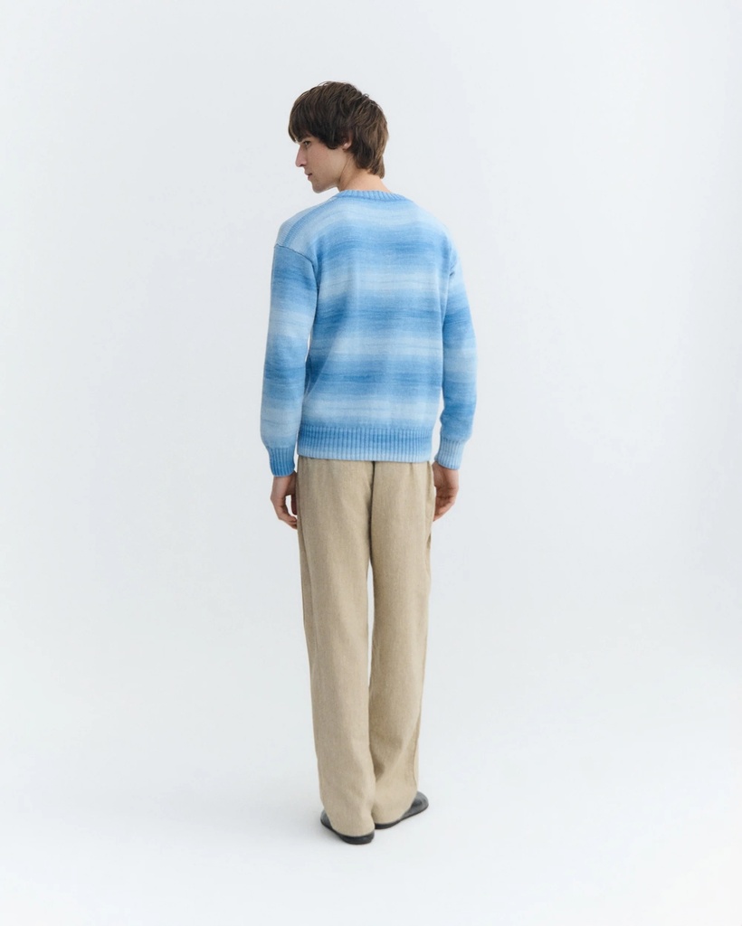 Thinking Mu Peysa Cosmo Knitted Sweater Blue