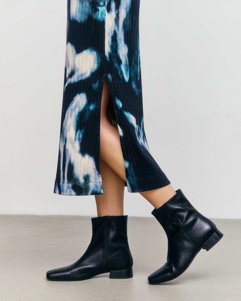 Rotholz Kjóll Open-Back Dress Black Ocean