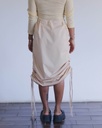 Baserange Pils Pictorial Skirt Andradita Sand