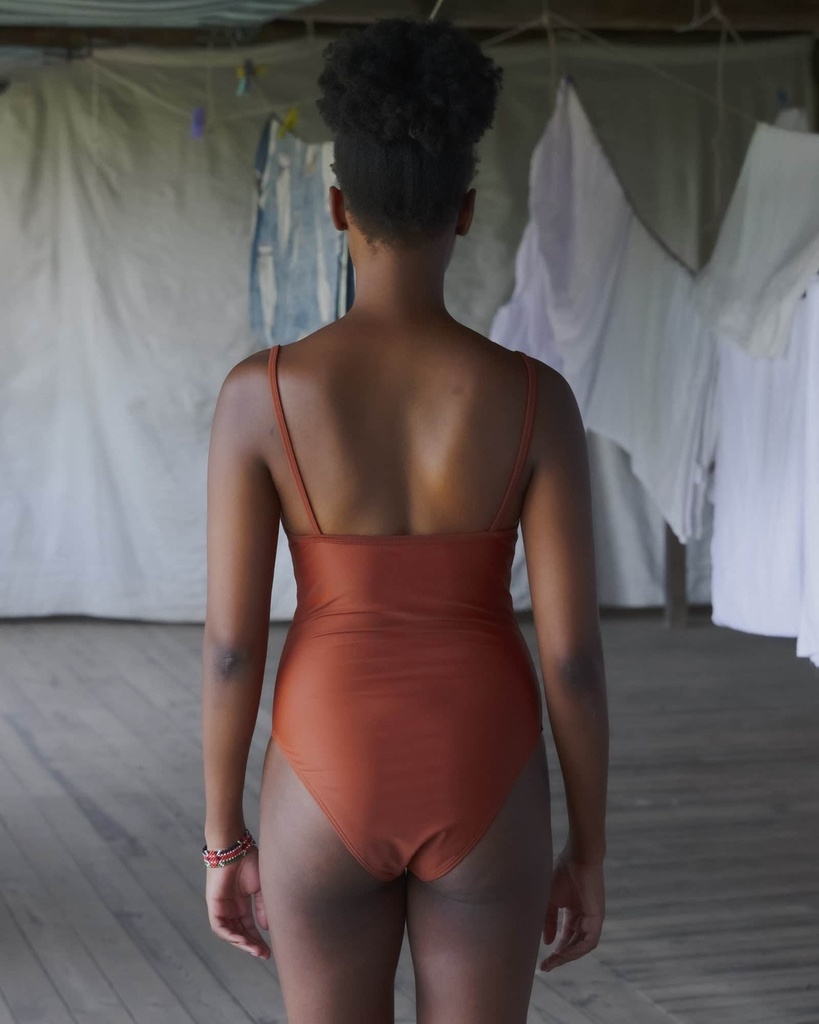 Baserange Sundbolur Heart Swim Body Marocco Brown