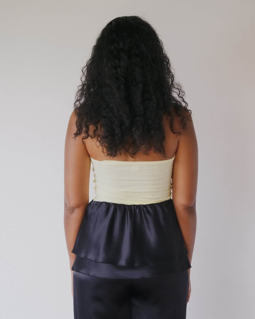 Baserange Toppur Husk Top Icuacu Lime/Beige